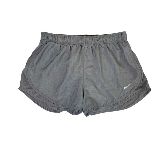 Nike Pants - Nike Shorts Women L Large Gray Dri Fit Tempo 3 Inch Inner Lined Drawcord Running